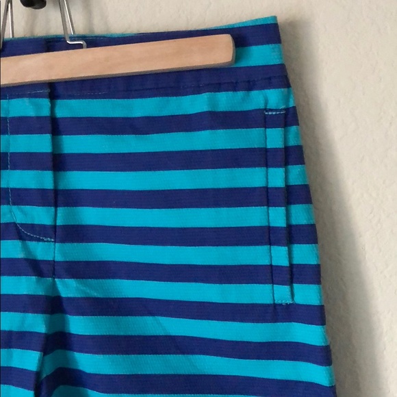 \J. Crew\• NWT Striped Short in Bright Ocean - Picture 3 of 9